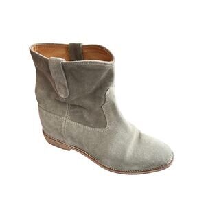 Isabel Marant Etoile Country Concert Cowboy Cowgirl Taupe Crisi Boot Size EU40